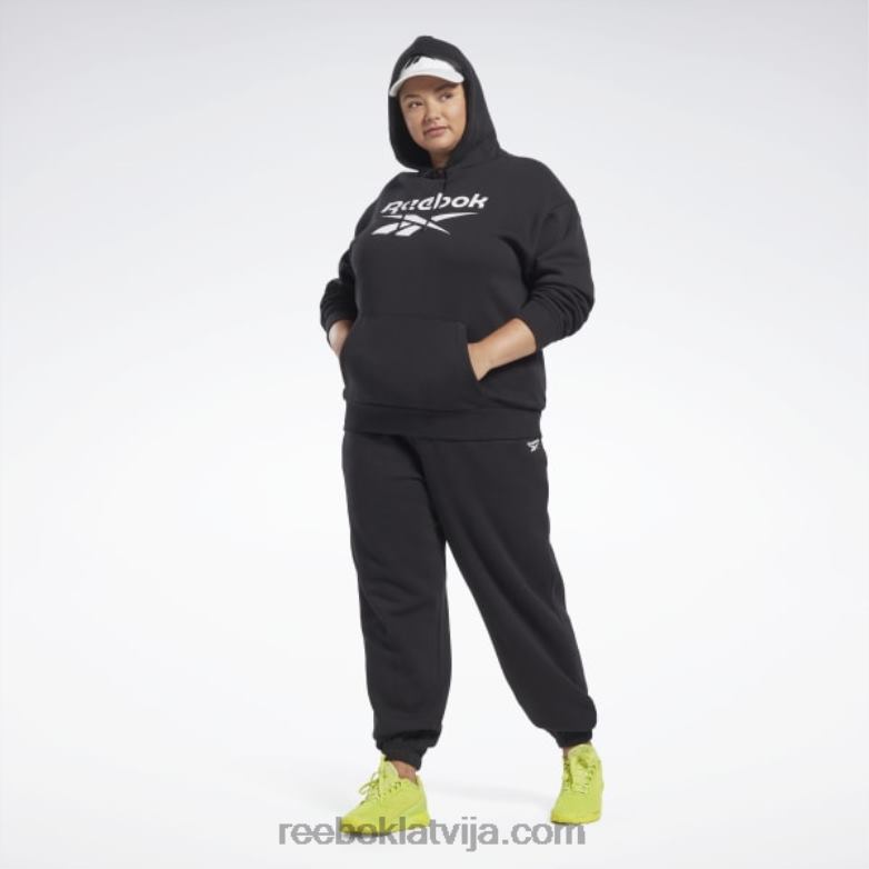 identitātes vilnas skriešanas bikses (liela izmēra) sievietes 0T464537 Reebok melns
