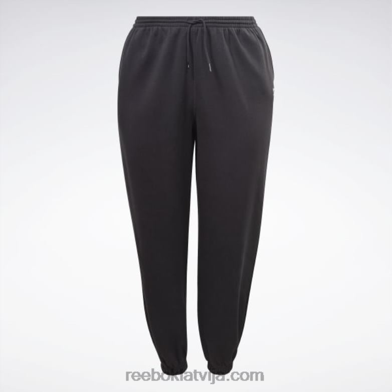 identitātes vilnas skriešanas bikses (liela izmēra) sievietes 0T464537 Reebok melns