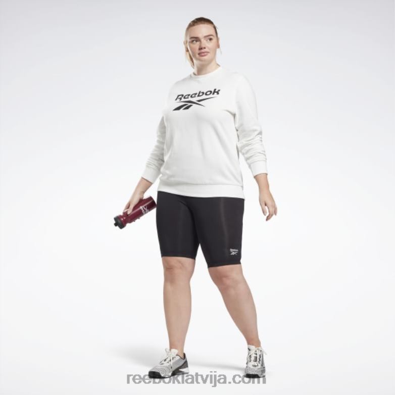 identitātes šorti ar logotipu (plus izmēra) sievietes 0T464601 Reebok melns