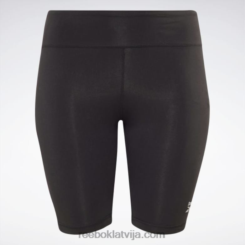 identitātes šorti ar logotipu (plus izmēra) sievietes 0T464601 Reebok melns