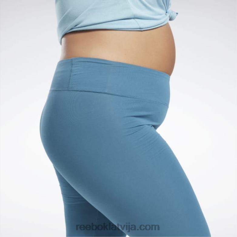 identitātes šorti ar logotipu (plus izmēra) sievietes 0T464697 Reebok tēraudzils s23-r