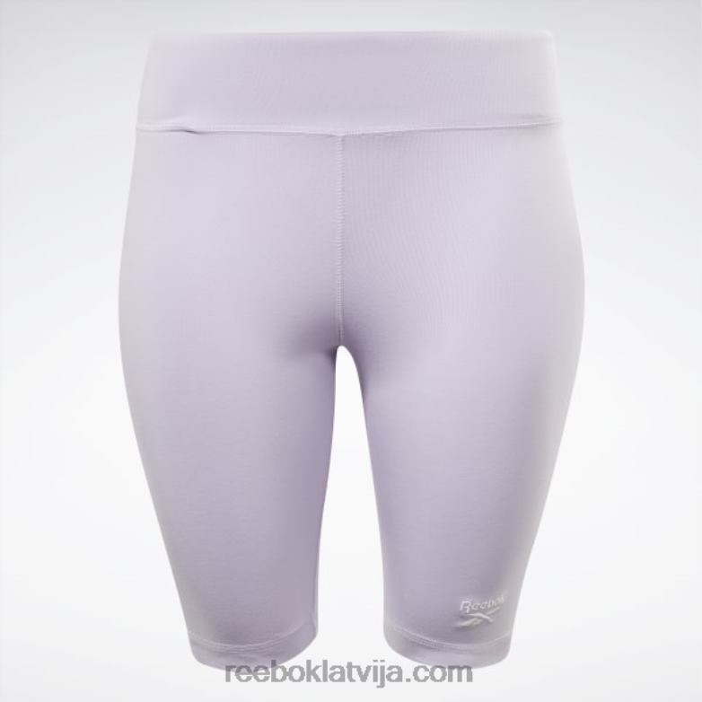 identitātes šorti ar logotipu (plus izmēra) sievietes 0T464861 Reebok violeta oāze