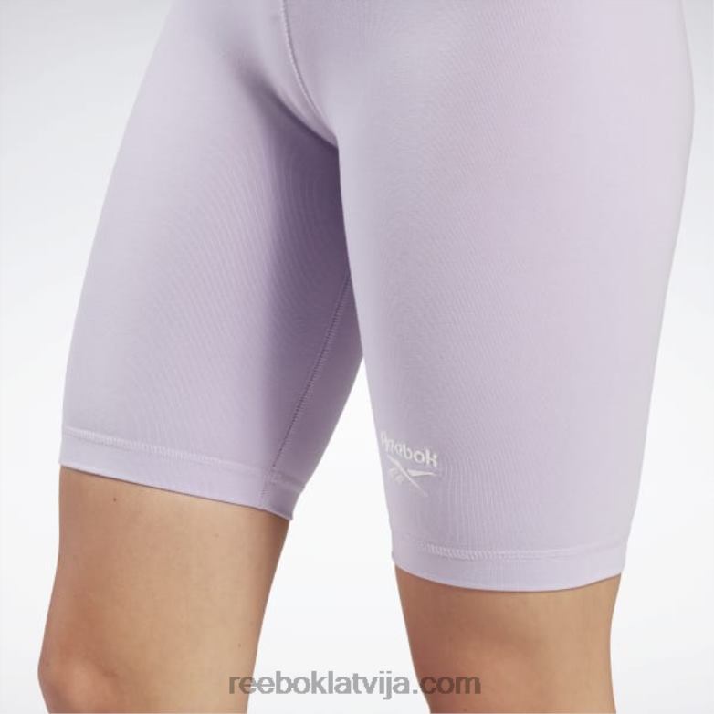 identitātes šorti ar logotipu sievietes 0T464838 Reebok violeta oāze