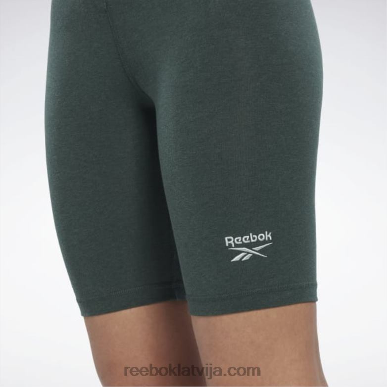 identitātes šorti ar logotipu sievietes 0T464977 Reebok mežzaļa mel