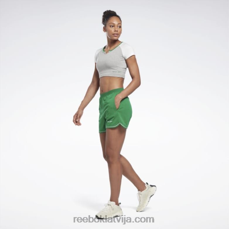 identitātes šorti sievietes 0T464774 Reebok glen zaļš