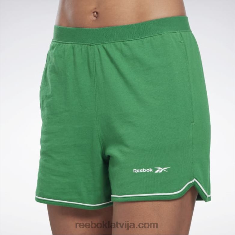 identitātes šorti sievietes 0T464774 Reebok glen zaļš