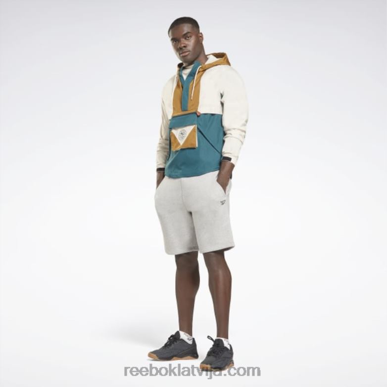 identitātes šorti vīriešiem 0T4641330 Reebok vidēji pelēki virši