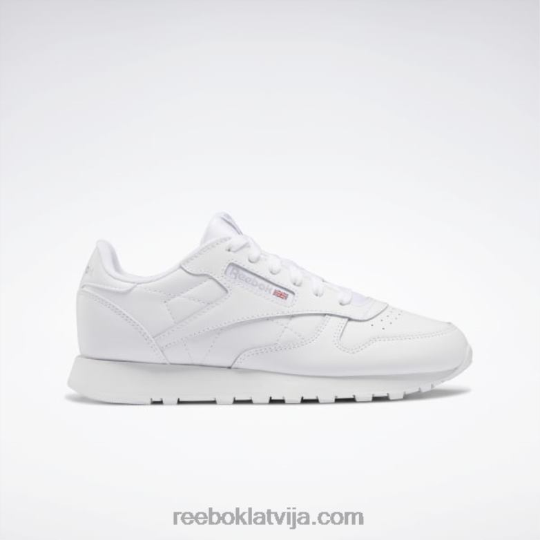 klasiskās ādas apavi - klases skola bērni 0T4641398 Reebok ftwr balts