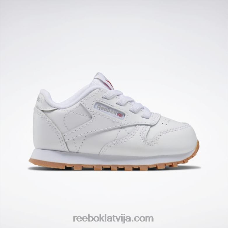 klasiskās ādas apavi - toddler bērni 0T4641448 Reebok ftwr balta/reebok gumijas gumija-02