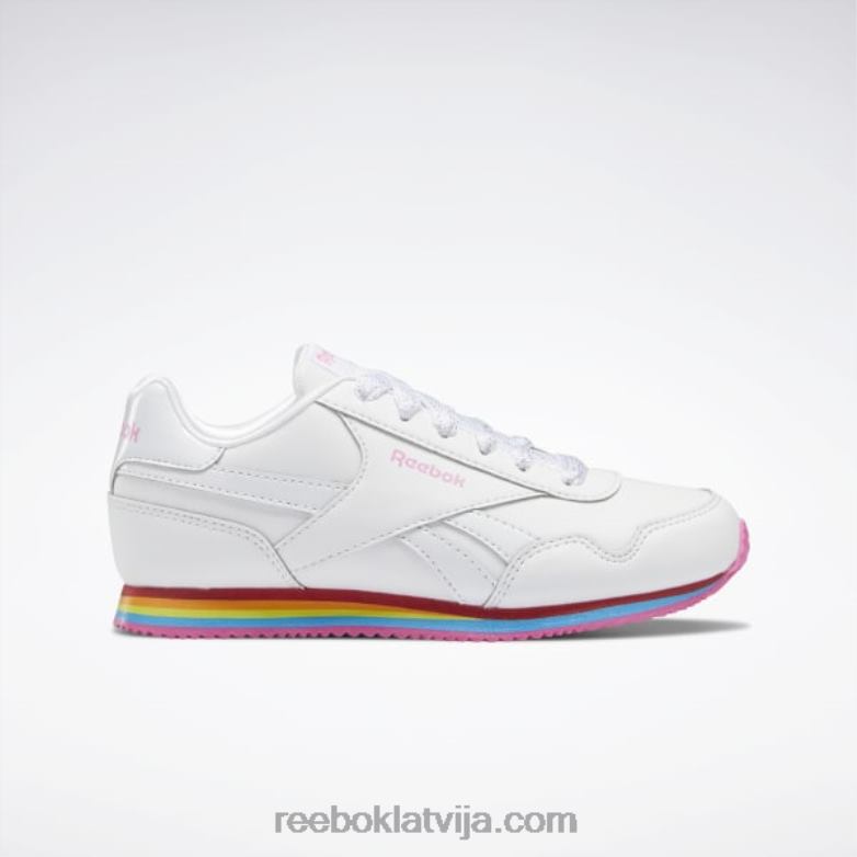 royal cl jog 3 kurpes - pirmsskolas bērni 0T4641419 Reebok ftwr balts/īsts rozā