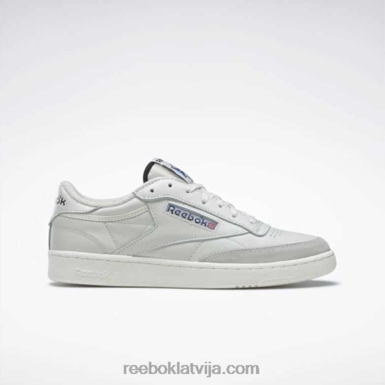 club c 85 vintage apavi0T464174 Reebok krīts/melns/vektorzils