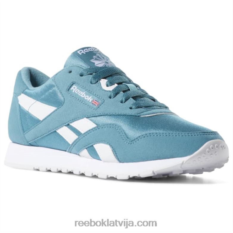 klasiskās neilona krāsas kurpes0T464955 Reebok tirkīza/balta