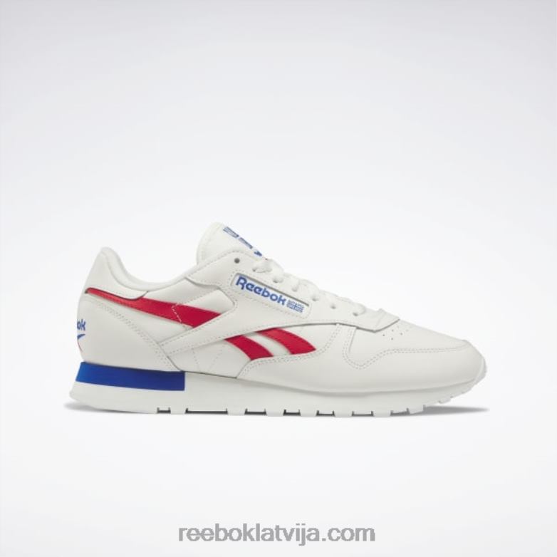 klasiskas ādas kurpes0T464683 Reebok krīts/vektorsarkans/vektorzils