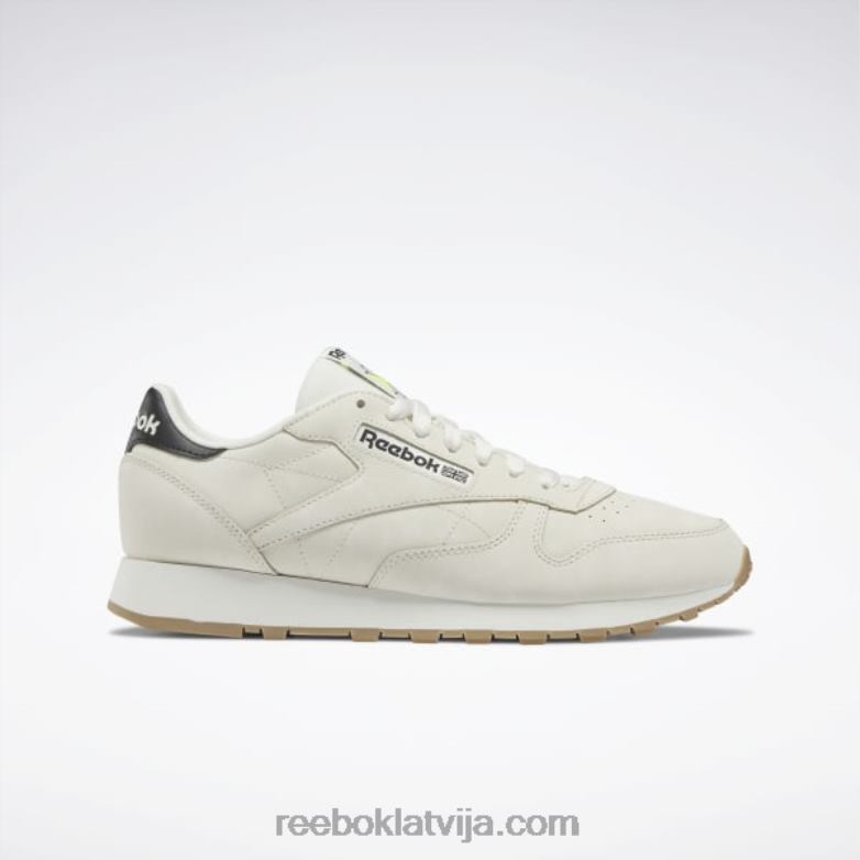 klasiskas ādas kurpes0T46477 Reebok alabastrs/mīksts ecru/core melns