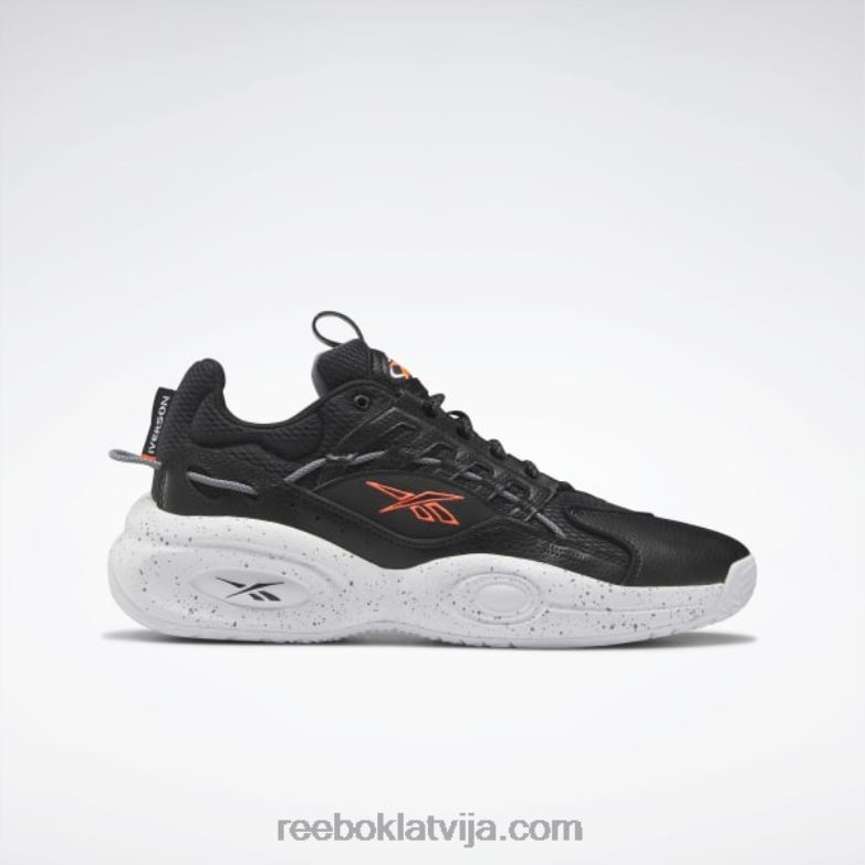 risinājums vidus basketbola apaviem0T464227 Reebok kodols melns/ftwr balts/oranžs uzliesmojums