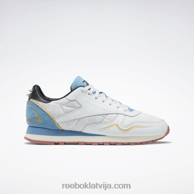 street fighter klasiskās ādas apavi0T464929 Reebok polāri zils/izturīgs zils/melns kodols