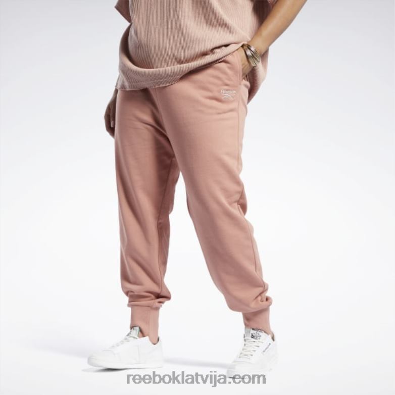 klasiskas franču frotē bikses (plus izmērs) sievietes 0T464722 Reebok kanjona koraļļi