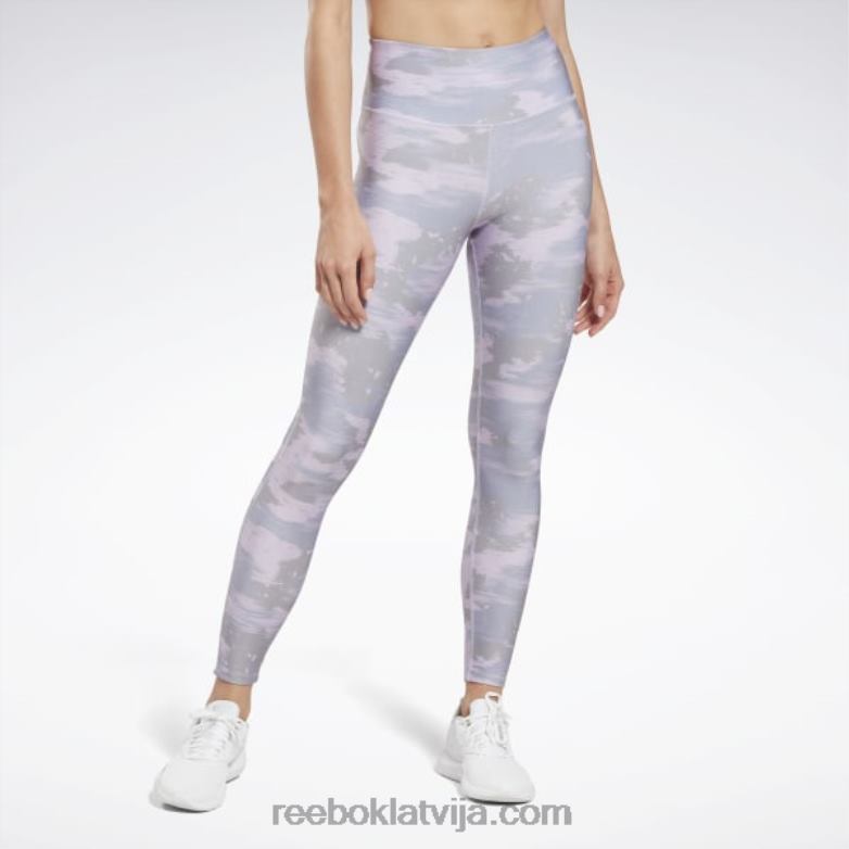 treniņam gatavas camo print zeķubikses sievietes 0T464480 Reebok violeta dūmaka