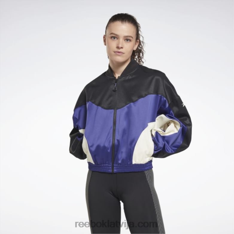 tech stila vējjaka sievietes 0T464646 Reebok trekns violets