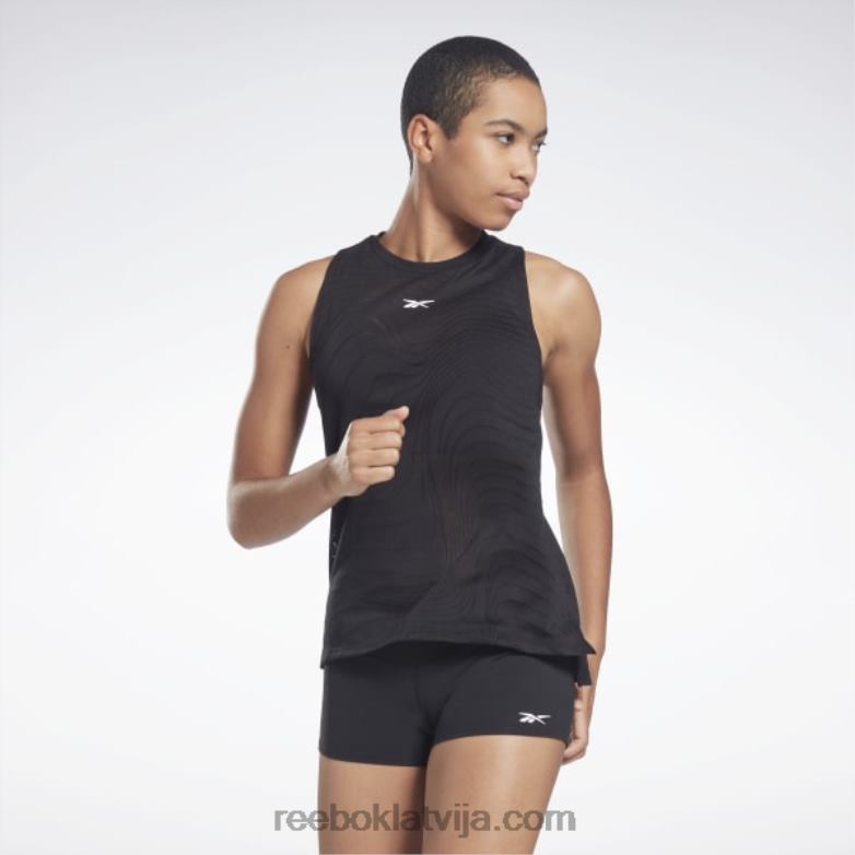 izdegšanas tvertnes augšdaļa sievietes 0T464987 Reebok melns