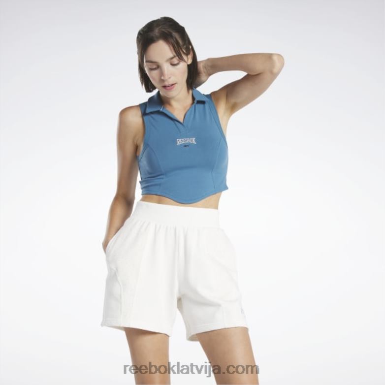 klasisks augstskolas tops sievietes 0T464854 Reebok tēraudzils s23-r