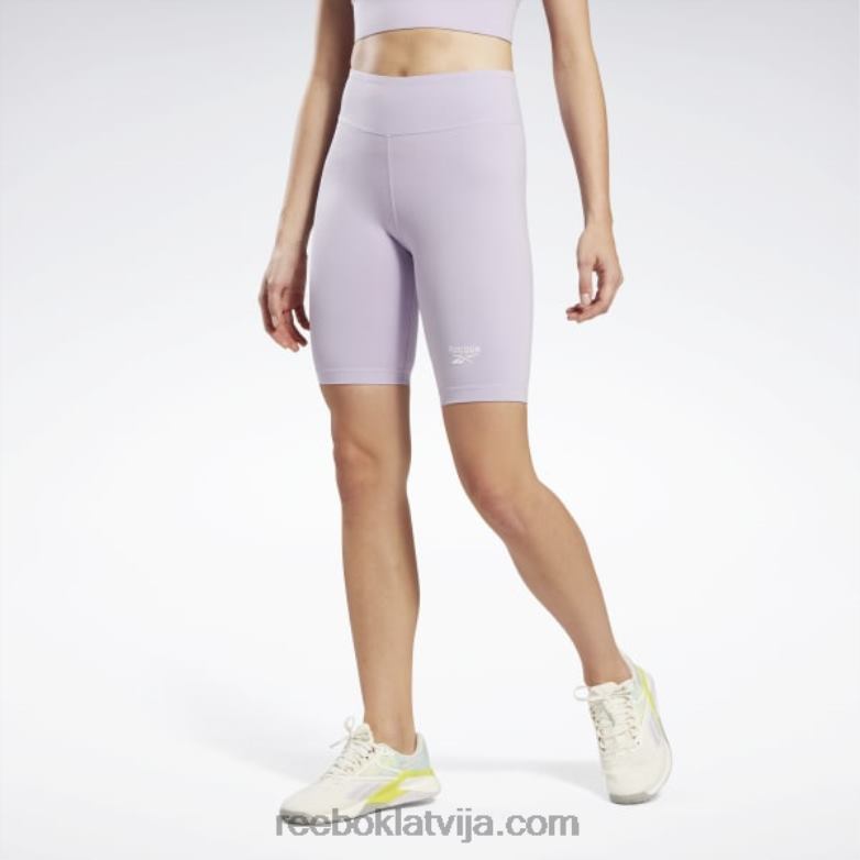 identitātes šorti ar logotipu sievietes 0T464838 Reebok violeta oāze