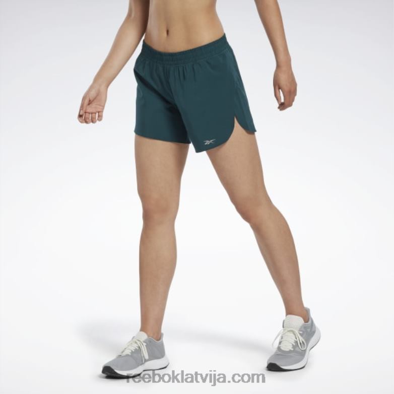 skriešanas šorti sievietes 0T464811 Reebok mežs zaļš