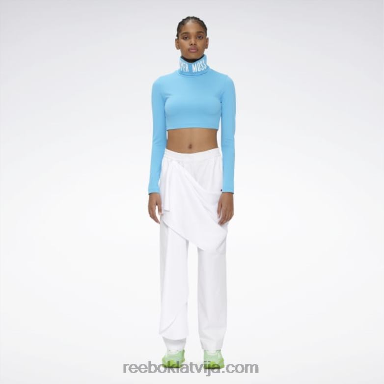 Pyer Moss bruņurupuču tops sievietes 0T464847 Reebok vienmēr zils