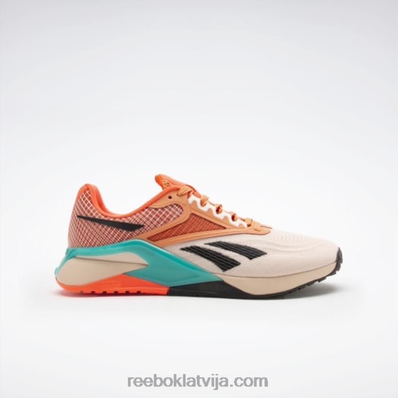 nano x2 sieviešu treniņa apavi0T46419 Reebok mīksta ekru/koraļļu tiesa s23-r/klasiskā zilganzaļa