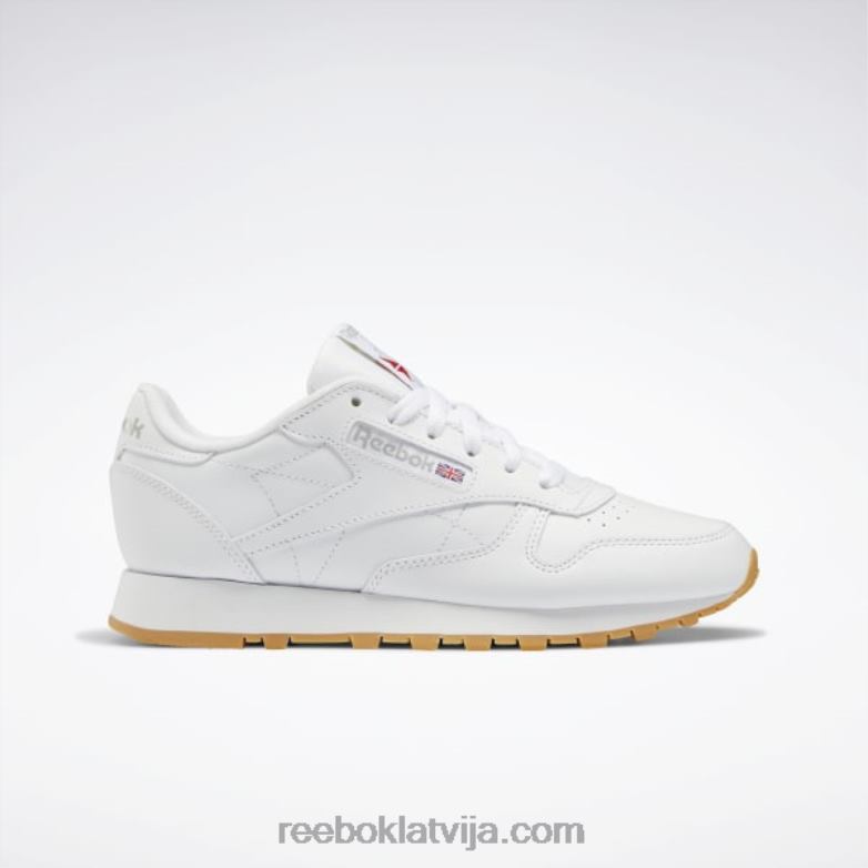 klasiskas ādas kurpes sievietes 0T46455 Reebok ftwr balta/tīri pelēka 3/reebok gumijas gumija-03