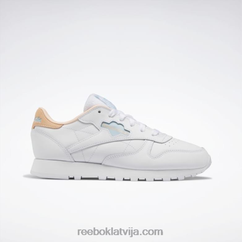 klasiskas ādas sieviešu apavi0T464424 Reebok ftwr balta/zila pērle/aura oranža
