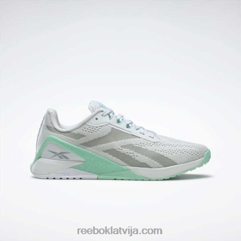 nano x1 sieviešu treniņu apavi0T464200 Reebok tīri pelēks 1/int piparmētru/tīri pelēks 3
