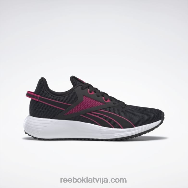 lite plus 3 sieviešu skriešanas apavi0T464139 Reebok core black/pursuit pink/ftwr white