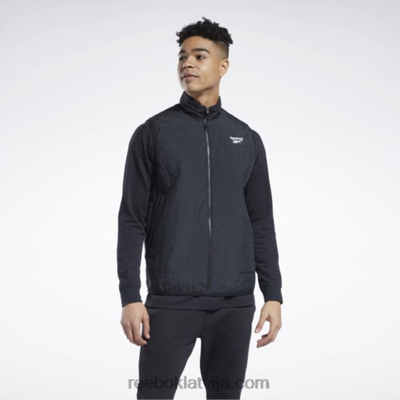 virsdrēbes viegla polsterēta veste vīriešiem 0T4641174 Reebok melns