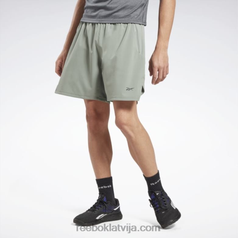 3.0 stiprības šorti vīriešiem 0T4641291 Reebok harmonija zaļa