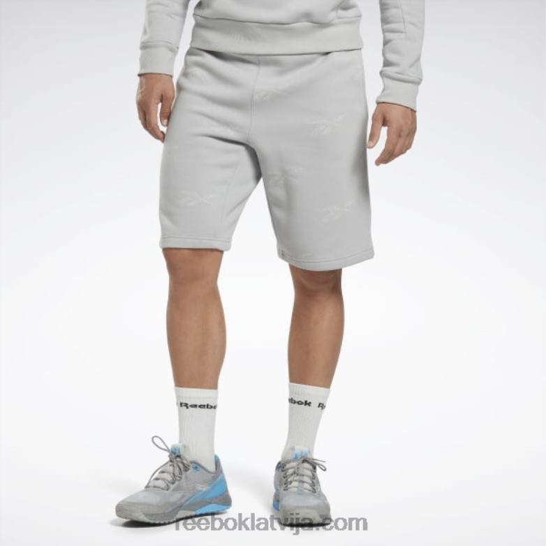 identitātes vektora vilnas šorti vīriešiem 0T4641285 Reebok tīri pelēks 3
