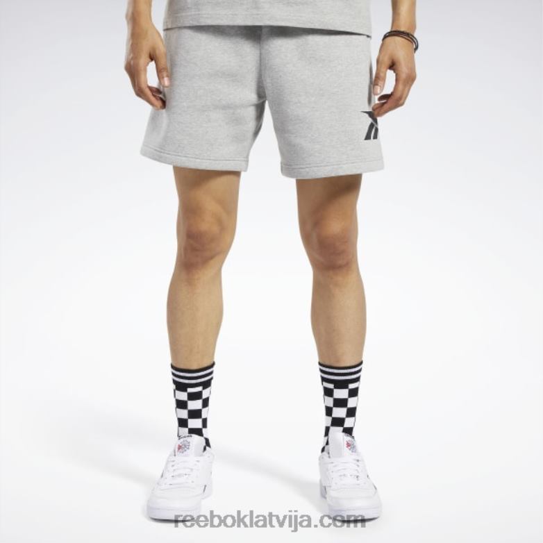 klasisku zīmolu lepni šorti vīriešiem 0T4641210 Reebok vidēji pelēki virši