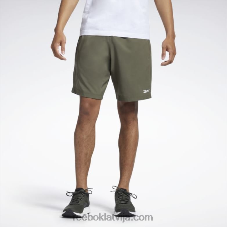 treniņiem gatavi šorti vīriešiem 0T4641106 Reebok Zaļā armija