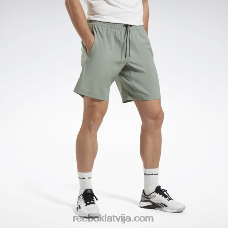 treniņiem gatavi šorti vīriešiem 0T4641109 Reebok harmonija zaļa