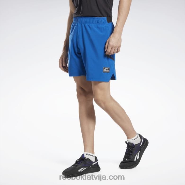 veiktspējas sertificēti speed+ šorti vīriešiem 0T4641331 Reebok vektors zils