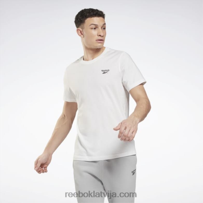 identitātes klasikas t-krekls vīriešiem 0T4641170 Reebok balts