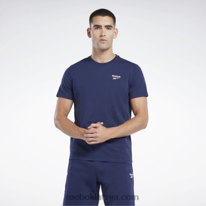identitātes klasikas t-krekls vīriešiem 0T4641218 Reebok vektora flote