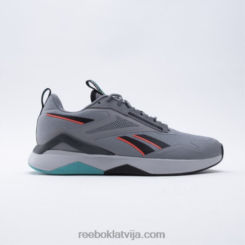 nanoflex adventure tr vīriešu treniņa apavi0T4641165 Reebok tīri pelēka 5/core melna/klasiska zilganzaļa