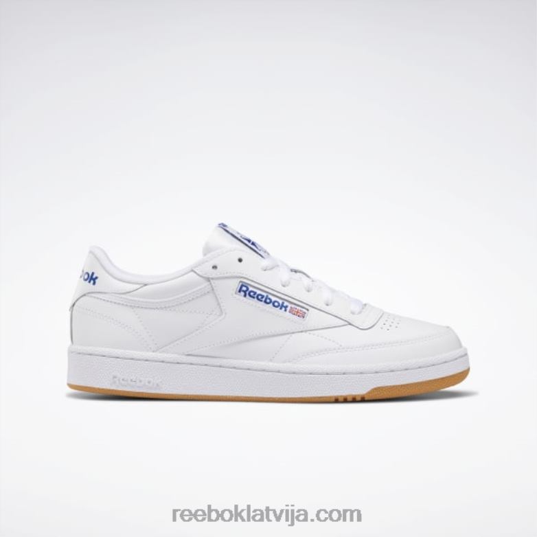 club c 85 vīriešu apavi0T4641025 Reebok balts/royal/gumija