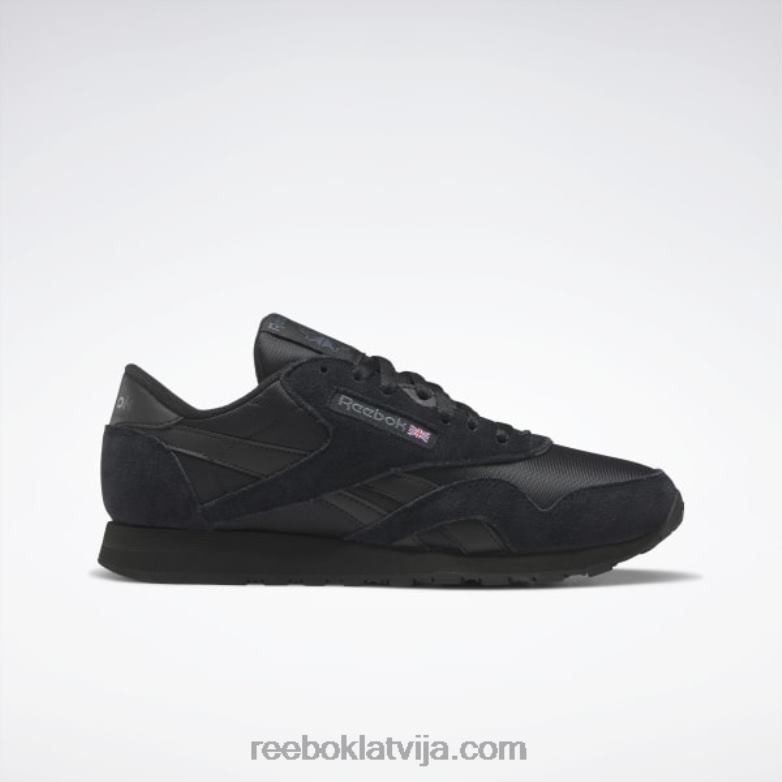 klasiski neilona vīriešu apavi0T4641078 Reebok kodols melns/tīri pelēks 7