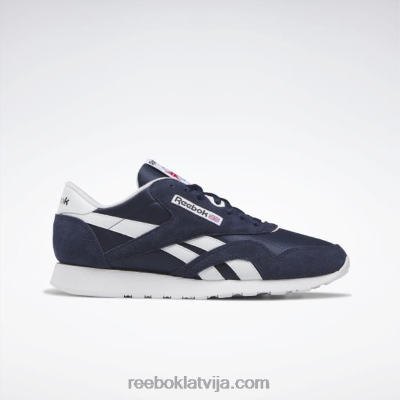 klasiski neilona vīriešu apavi0T4641083 Reebok vektors navy/ftwr balts