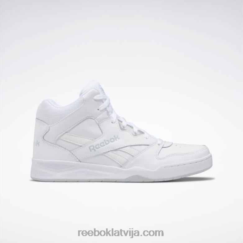 royal bb 4500 hi 2 vīriešu basketbola apavi0T4641064 Reebok balts/lgh vienkrāsains pelēks