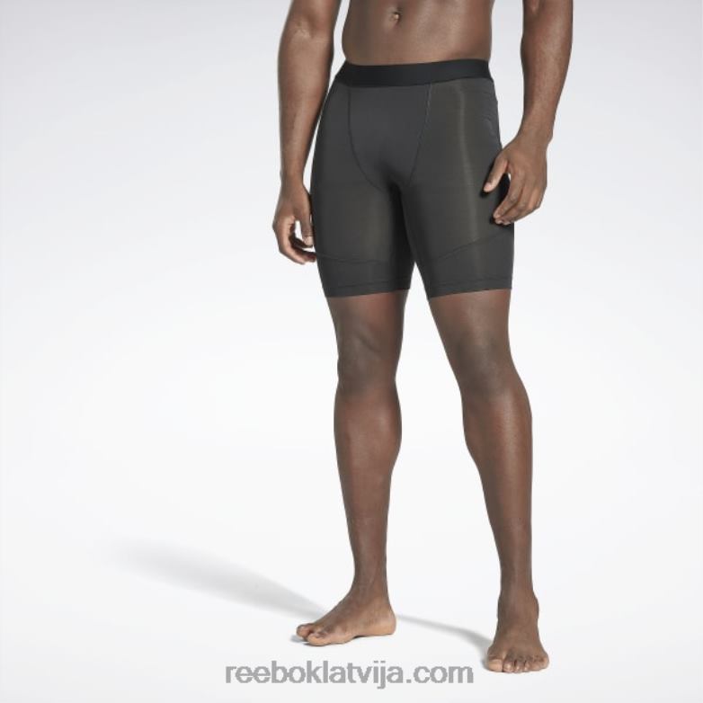 kompresijas biksītes vīriešiem 0T4641360 Reebok nakts melns