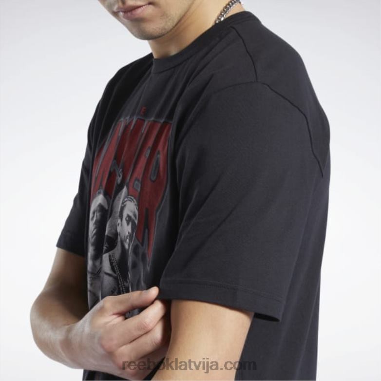 iverson trio t-krekls ar īsām piedurknēm vīriešiem 0T4641226 Reebok melns