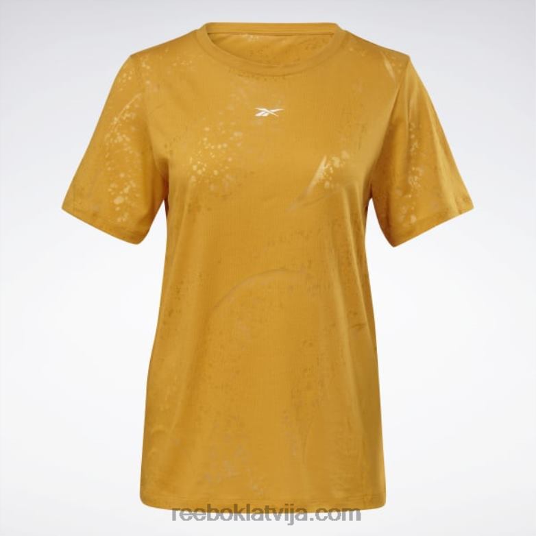 izdegšanas t-krekls sievietes 0T464691 Reebok spilgts okers